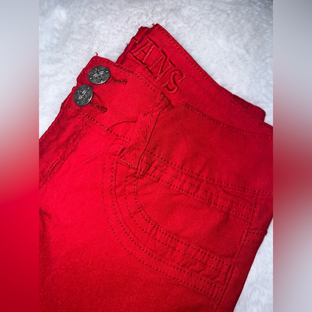 4/$10 Bundle Sale: EUC Red Jeans - Picture 2 of 5